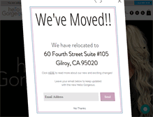 Tablet Screenshot of hellogorgeousgilroy.com